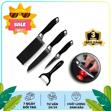 Bộ Dao Nhật 6 Món Asakh Cao Cấp - Đa Năng, Tiện Dụng, Giá Chỉ 95.000 VNĐ