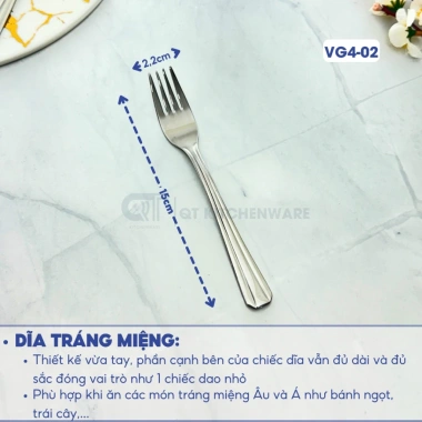 Bộ Dao Nĩa Thìa Ăn Bít Tết Inox Cao Cấp VG4 QT Kitchenware Giá 29.000 VND
