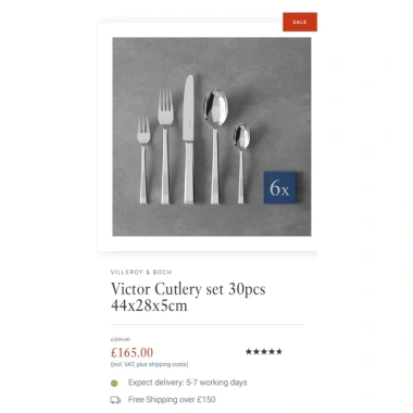 Bộ dao thìa dĩa 7 món Victorr Villeroy và Boch inox 304 xuất khẩu Châu Âu - Đồ dùng nhà bếp sang trọng, độ bền cao, thiết kế tinh tế 42.000₫ 9 Bộ dao thìa dĩa 7 món Victorr Villeroy và Boch inox 304 xuất khẩu Châu Âu - Đồ dùng nhà bếp sang trọng, độ bền cao, thiết kế tinh tế 42.000₫ 9