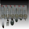 Bộ dao thìa dĩa nĩa steak inox 304 cán nhám - Dụng cụ nhà bếp khách sạn 25.000đ 2