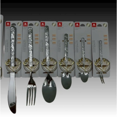 Bộ dao thìa dĩa nĩa steak inox 304 cán nhám - Dụng cụ nhà bếp khách sạn 25.000đ