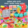 Bộ Đất Nặn Đồ Chơi Nấu Ăn 40pcs Cho Bé - Chi Tiết Đầy Đủ, An Toàn, Phát Triển Sáng Tạo, Giá 77.000đ