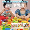 Bộ Đất Nặn Đồ Chơi Nấu Ăn 40pcs Cho Bé - Chi Tiết Đầy Đủ, An Toàn, Phát Triển Sáng Tạo, Giá 77.000đ 2