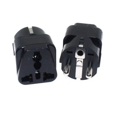 Bộ Đầu Cắm Du Lịch Eu Đức Schuko Plug Đa Năng AU/US/UK/EU 2 Chân CE Chấp Nhận, Phù Hợp Việt Nam