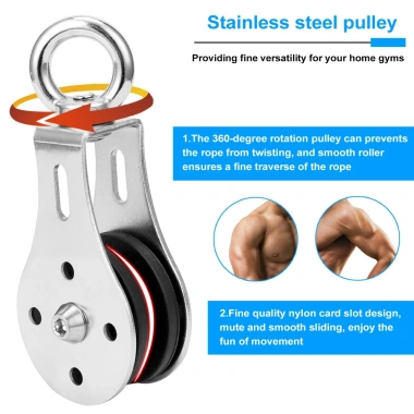 Bộ Dây Cáp Ròng Rọc Valeo - Tập Gym Tại Nhà Tiện Lợi, Giá Ưu Đãi 380.000₫ 6 Bộ Dây Cáp Ròng Rọc Valeo - Tập Gym Tại Nhà Tiện Lợi, Giá Ưu Đãi 380.000₫ 6