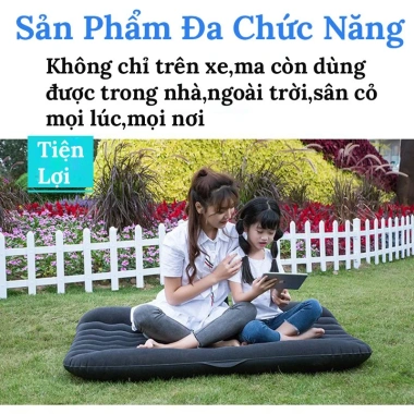 Bộ Đệm Hơi Xe Ô Tô Nhung Cao Cấp - Mềm Mịn, Êm Ái, Kèm Bơm 12V & 2 Gối, Giá 308.700đ 6 Bộ Đệm Hơi Xe Ô Tô Nhung Cao Cấp - Mềm Mịn, Êm Ái, Kèm Bơm 12V & 2 Gối, Giá 308.700đ 6