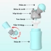 Bô Đi Tiểu Di Động 450ml Dung Tích Lớn Chống Tràn, Quai Xách Du Lịch Tiện Lợi 4