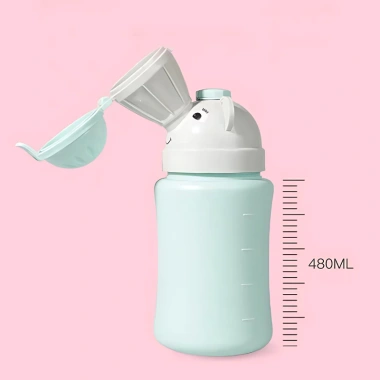 Bô Đi Tiểu Di Động 450ml Dung Tích Lớn Chống Tràn, Quai Xách Du Lịch Tiện Lợi 7