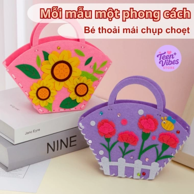 Bộ DIY Túi Tết Handmade Tự May Túi Lì Xì và Phụ Kiện Chụp Ảnh 2.026 Giá 50.550 VND 3