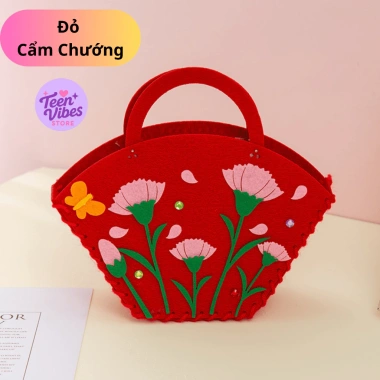 Bộ DIY Túi Tết Handmade Tự May Túi Lì Xì và Phụ Kiện Chụp Ảnh 2.026 Giá 50.550 VND 6