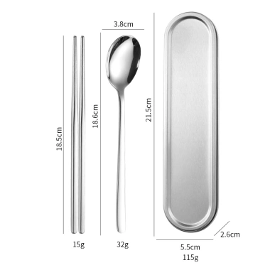 Bộ đồ ăn di động OUKEAI 304 thép không gỉ – 304 bộ thìa, đũa, nĩa phong cách Nhật Bản, hộp lưu trữ giảm 23% 10 Bộ đồ ăn di động OUKEAI 304 thép không gỉ – 304 bộ thìa, đũa, nĩa phong cách Nhật Bản, hộp lưu trữ giảm 23% 10
