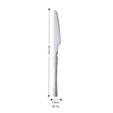 Bộ Đồ Ăn Thép Không Gỉ 304 - Dao, Nĩa, Thìa Tay Cầm Eo Nhỏ Phương Tây, Giá 30.055₫