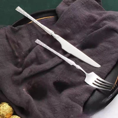 Bộ đồ ăn thép không gỉ hình vỏ cây - Dao nĩa nhà hàng, giá ưu đãi 17.790₫ 6 Bộ đồ ăn thép không gỉ hình vỏ cây - Dao nĩa nhà hàng, giá ưu đãi 17.790₫ 6