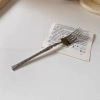 Bộ đồ ăn thép không gỉ hình vỏ cây - Dao nĩa nhà hàng, giá ưu đãi 17.790₫ 7