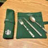 Bộ Đồ Ăn Titan Starbucks Đũa Thìa Gấp Du Lịch Gia Đình – Sang Trọng, Giá 248.600 VND 2