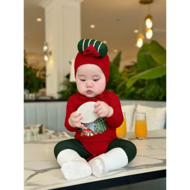 Bộ đồ Baby House N N Sét Bánh Tét cho Bé – Suit và Mũ Thun, Giá 205.000₫ 3