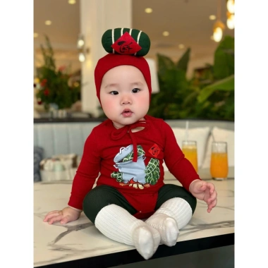 Bộ đồ Baby House N N Sét Bánh Tét cho Bé – Suit và Mũ Thun, Giá 205.000₫ 4