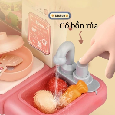 Bộ đồ chơi bếp đứng nấu ăn cho bé 33 chi tiết - Giải trí sáng tạo, giá 99.000 VND