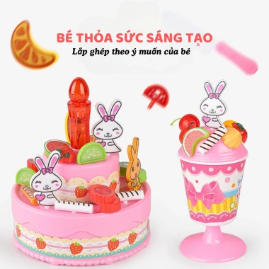 Bộ Đồ Chơi Cắt Bánh Sinh Nhật 99 Chi Tiết Toki Cat - Phát Triển Tư Duy Giá 179.000đ