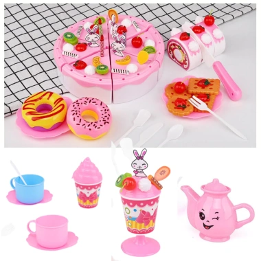 Bộ Đồ Chơi Cắt Bánh Sinh Nhật 99 Chi Tiết Toki Cat - Phát Triển Tư Duy Giá 179.000đ