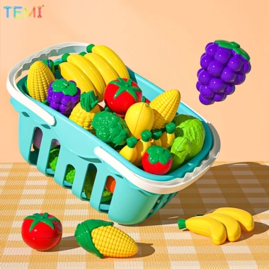Bộ đồ chơi cắt trái cây Kid TEMI - Đồ chơi nấu ăn, rèn kỹ năng cắt rau củ cho trẻ 5 Bộ đồ chơi cắt trái cây Kid TEMI - Đồ chơi nấu ăn, rèn kỹ năng cắt rau củ cho trẻ 5