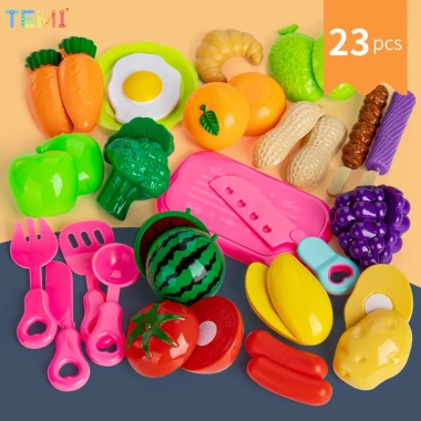 Bộ đồ chơi cắt trái cây Kid TEMI - Đồ chơi nấu ăn, rèn kỹ năng cắt rau củ cho trẻ 10 Bộ đồ chơi cắt trái cây Kid TEMI - Đồ chơi nấu ăn, rèn kỹ năng cắt rau củ cho trẻ 10