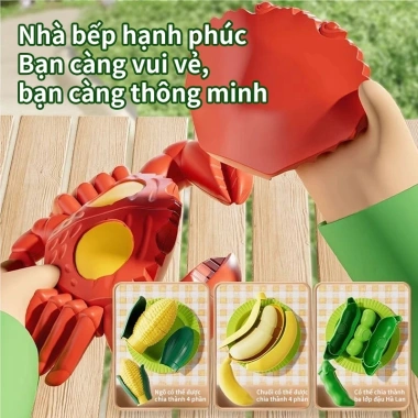 Bộ Đồ Chơi Cắt Trái Cây Nhựa – Mô Phỏng Nấu Ăn Cho Bé Trai Gái, Giá 150.000₫ 7 Bộ Đồ Chơi Cắt Trái Cây Nhựa – Mô Phỏng Nấu Ăn Cho Bé Trai Gái, Giá 150.000₫ 7