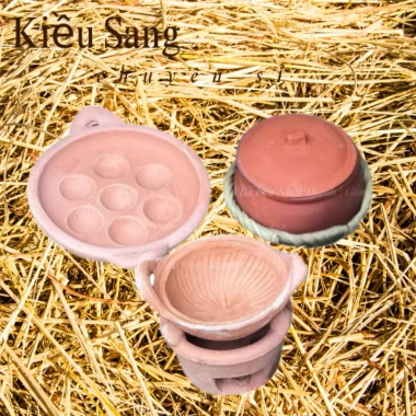 Bộ đồ chơi đất nung nấu ăn 6 chi tiết - Bảo hành, giá sỉ 42.750 VND, đầy đủ phụ kiện