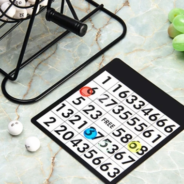 Bộ Đồ Chơi Lô Tô Bingo 75 Số Lồng Sắt Xịn - Tăng Kết Nối Gia Đình Tết, Chỉ 269k 5