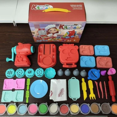 Bộ Đồ Chơi Máy Làm Mì & Kem Đất Sét - Dụng Cụ Nấu Ăn Sáng Tạo Cho Bé, Giá 173k