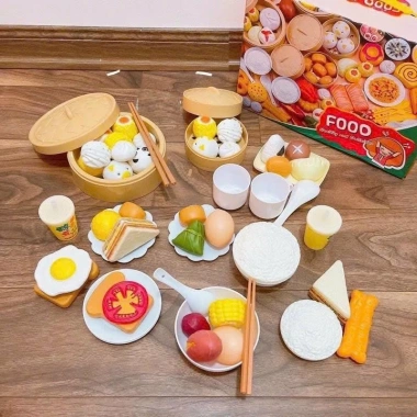 Bộ đồ chơi mô phỏng nấu ăn 88 chi tiết - Giá ưu đãi 145k, phát triển tư duy sáng tạo cho bé 3
