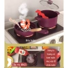 Bộ Đồ Chơi Nấu Ăn 106CM - Bếp Cao Cấp Khói Nước, Đèn Nhạc, Nồi Cơm Điện 7