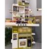 Bộ Đồ Chơi Nấu Ăn 106CM - Bếp Cao Cấp Khói Nước, Đèn Nhạc, Nồi Cơm Điện 9