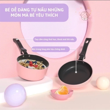 Bộ đồ chơi nấu ăn 18-26 chi tiết nhựa không dùng pin – Bếp điện mini, giá chỉ 239.000 VND