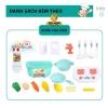 Bộ đồ chơi nấu ăn 22 món nhựa ABS bàn bếp và tủ bếp, trẻ 2-8 tuổi, giá 66.168 VND 4