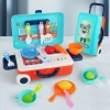 Bộ đồ chơi nấu ăn 23 chi tiết nhựa nguyên sinh an toàn kèm vali - 178.000₫ 2
