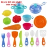 Bộ đồ chơi nấu ăn 23 chi tiết nhựa nguyên sinh an toàn kèm vali - 178.000₫ 4