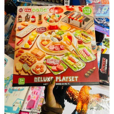 Bộ đồ chơi nấu ăn 2in1 BBQ Hot Pot Deluxe 118 chi tiết 20D2 – Giá ưu đãi 300.000đ 2 Bộ đồ chơi nấu ăn 2in1 BBQ Hot Pot Deluxe 118 chi tiết 20D2 – Giá ưu đãi 300.000đ 2