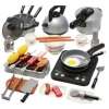 Bộ đồ chơi nấu ăn 36 chi tiết, bếp đèn âm thanh – Bé học làm đầu bếp, chỉ 135.000₫