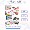 Bộ Đồ Chơi Nấu Ăn 36 Chi Tiết Mini Kitchen cho Bé Xanh Trai và Hồng Gái 127.5k