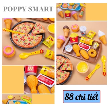 Bộ đồ chơi nấu ăn 88 chi tiết - Nhà bếp mini cho bé 2-8 tuổi, giảm giá 149k 7 Bộ đồ chơi nấu ăn 88 chi tiết - Nhà bếp mini cho bé 2-8 tuổi, giảm giá 149k 7