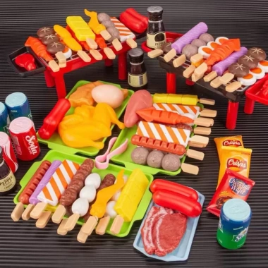 Bộ Đồ Chơi Nấu Ăn BBQ Siêu Đầy Đủ - Đồ Ăn Giả Cho Bé - Giá Ưu Đãi 268.000đ