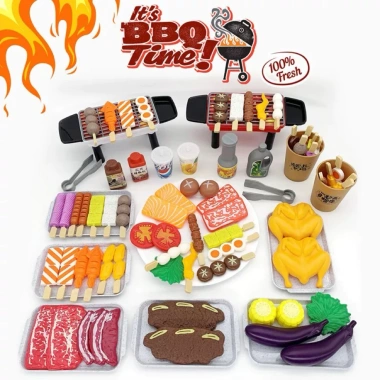 Bộ Đồ Chơi Nấu Ăn BBQ Siêu Đầy Đủ - Đồ Ăn Giả Cho Bé - Giá Ưu Đãi 268.000đ