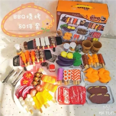 Bộ Đồ Chơi Nấu Ăn BBQ Siêu Đầy Đủ - Đồ Ăn Giả Cho Bé - Giá Ưu Đãi 268.000đ