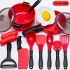 Bộ Đồ Chơi Nấu Ăn Bé Gái RAVINE Nhựa ABS An Toàn - Nhiều Chi Tiết Màu Hồng Xanh, Giá 49.200₫ 10