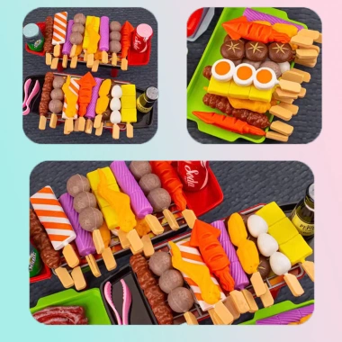 Bộ đồ chơi nấu ăn Berma Baby - Mô phỏng BBQ, Dụng cụ nấu ăn vui nhộn 21/27/64/109pcs - Giá ưu đãi 61.950 VND