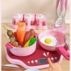 Bộ đồ chơi nấu ăn CAO CẤP MINA Nồi cơm điện bếp từ, khói, âm thanh, đèn cho bé 8