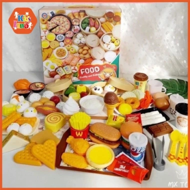 Bộ Đồ Chơi Nấu Ăn Đa Năng 88 Chi Tiết – Học Làm Dimsum, Pizza, Bánh Bao, Kem, Trứng Giá 174k 2