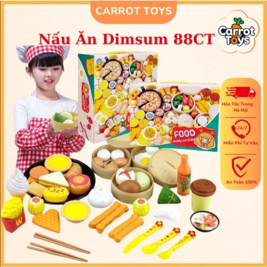 Bộ Đồ Chơi Nấu Ăn DIMSUM 88 Chi Tiết - Quà Tặng Bé Yêu, Giá Ưu Đãi 165k