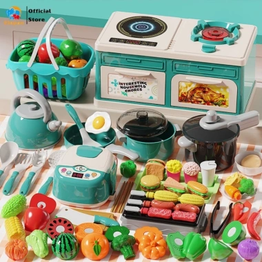 Bộ Đồ Chơi Nấu Ăn ELEPAN - Bếp Nhạc Đèn Cao Cấp, Giá 148.000 VND